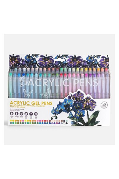 OEM Set markere acrilice pentru desen și decor, 48 bucăți – acrilice, gel