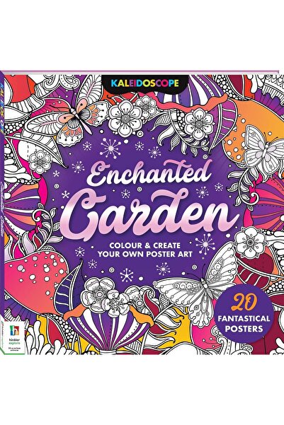 Hinkler Kaleidoscope Coloring Enchanted Garden