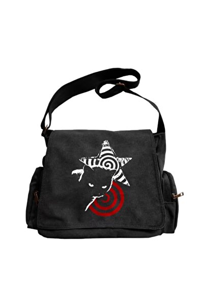 Toum Cat Star Printed Unisex Messenger Bag