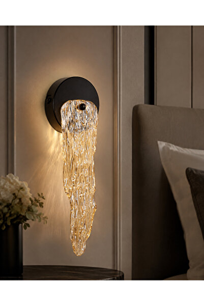 Bozyaka Aydınlatma Iceberg Decorative Glass Wall Sconce Modern Indoor (G9 Led...