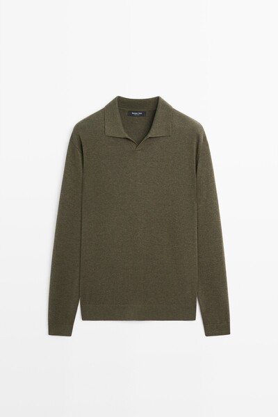 Massimo Dutti Polo yaka triko kazak