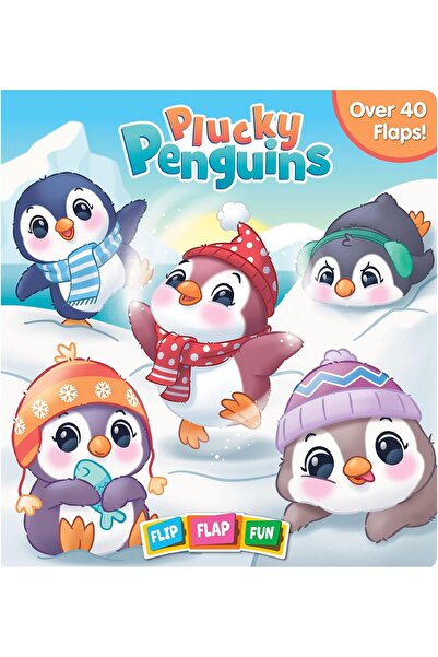 Phidal Plucky Penguins Flip Flap Fun Book