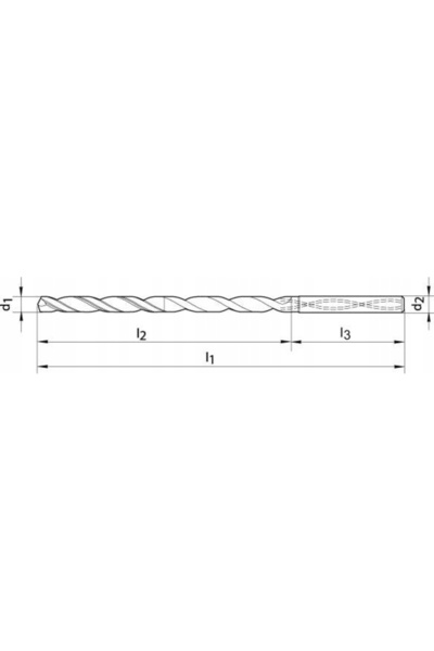 Format Burghiu elicoidal scurt DIN1897 HSSE, TiN, tip INOX, 8, 9, 0mm