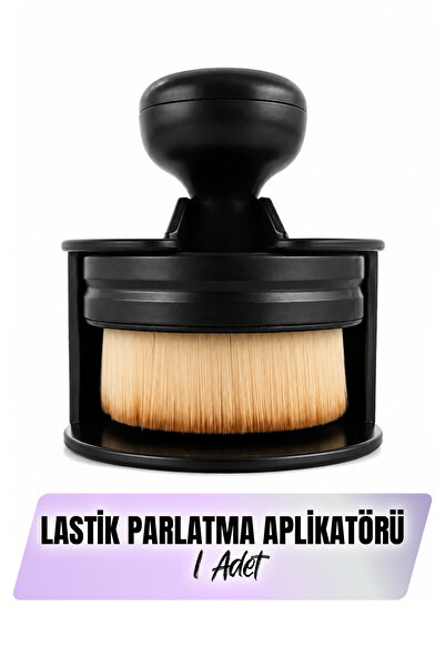 AutoFresh Lastik Parlatma Fırçası | Kapaklı Standlı Ultra Yumuşak Kıllı Aplikatör