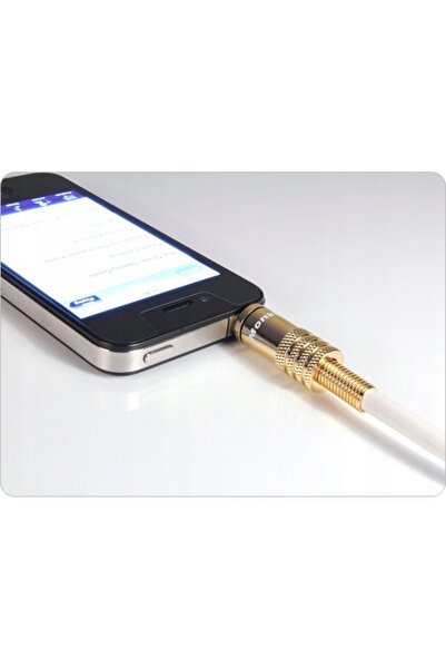 NO BRAND CABLU STEREO MINI JACK 3,5 mm AUX, placat cu aur, MONKEY CABLE CLARI...