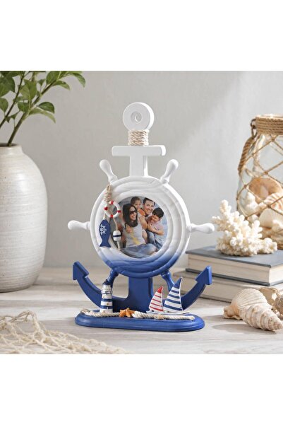 SPR Wooden Frame with Nautical Decor for Hanging and Wall Decoration - 23X33 cm