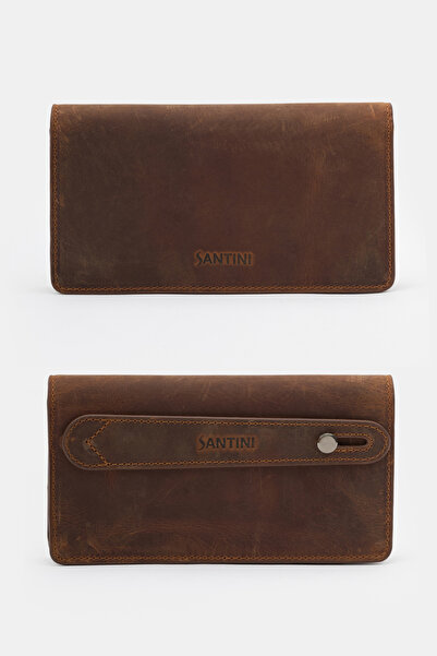 Santini Collection Men's Wallet Genuine Leather Men's Card Holder Functional ...