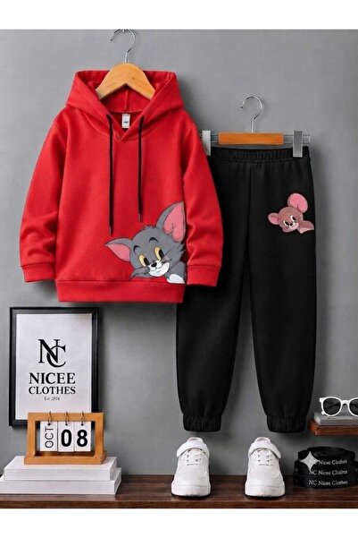 NC Nicee Clothes Детски унисекс комплект анцуг (зимна колекция с принт Том и ...