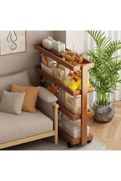 SPR Wooden Slim Console Table for Entryway and Living Room - 20X80X80Cm