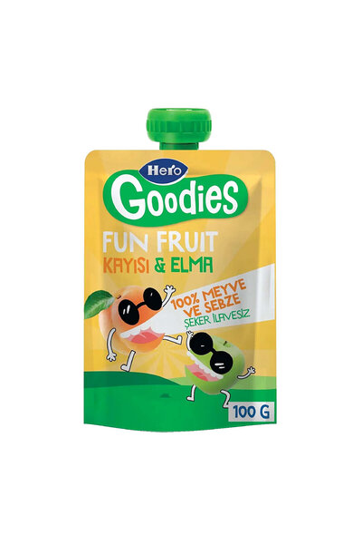 Hero Goodies Kayısı Elma Püresi 100 gr