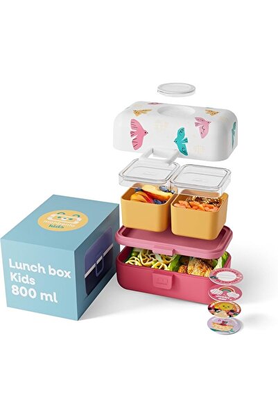 Monbento مونبينتو - صندوق غداء للاطفال ام بي تريزور روز بيردز - صندوق غداء مك...