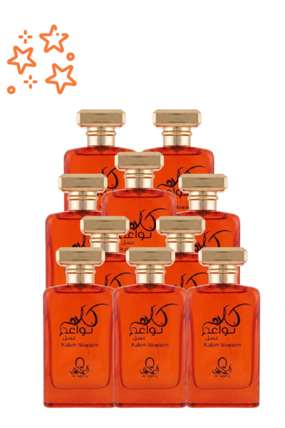 Al aqeeq 10 Pieces Kalam Nawaem Orange Perfume 100ML