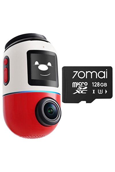 70MAİ Omni X800 PTZ 4K 360 °   Κάμερα αυτοκινήτου, 1.4 " IPS, Wi-Fi 6, Φωνητι...