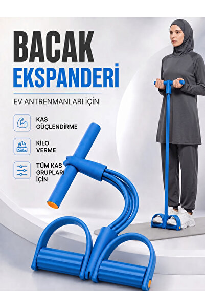 Vezir Aksesuar Body Trimmer Egzersiz Aleti – Direnç Lastikli Bacak, Kalça, Ka...