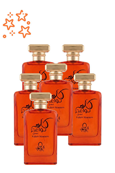 Al aqeeq 6 Pieces Kalam Nawaem Orange Perfume 100ML