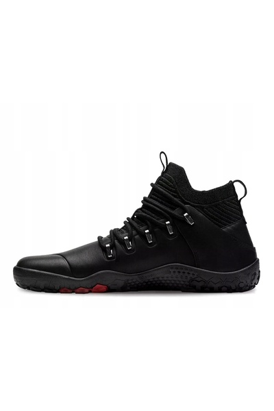 VIVOBAREFOOT Pantofi bărbați 309086-01 MAGNA LEATHER FG MENS OBSIDIAN Negru 45
