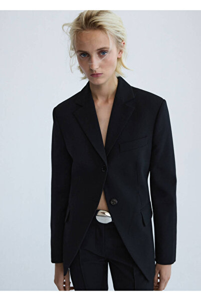 MANGO Woman Fitted yün ceket
