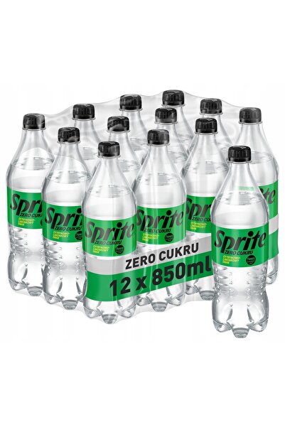 NO BRAND Sprite fără zahăr 850 ml, 12 bucăți, DRS