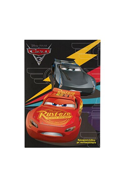 Disney Pixar Carte de colorat cu autocolante, format A4, 6 file – autocolante