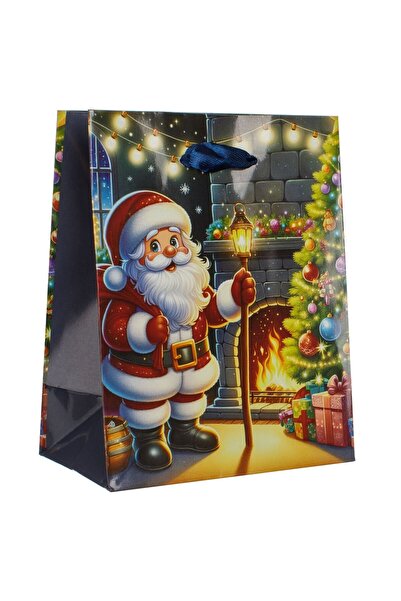 OEM Mini Christmas Gift Bag with Patterned 11x6.3x13.5cm