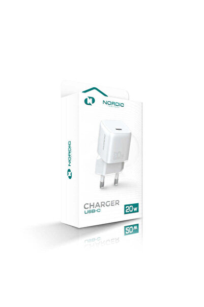 Nordic Φορτιστής 20W USB-C - λευκός