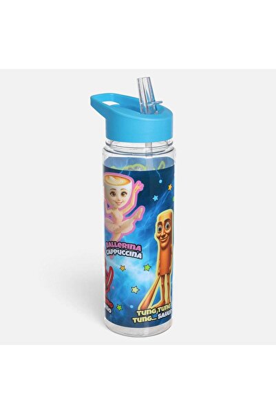 OEM Sticla Apa Flip Top Albastra din Plastic Brainrot 650ml