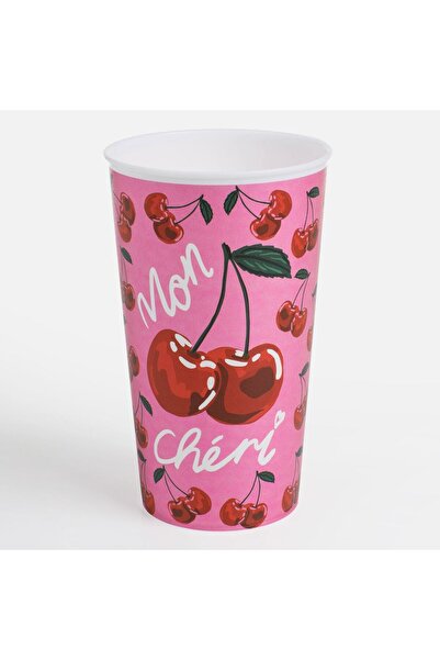 OEM Pahar din Plastic cu Imprimeu Cirese 650ml