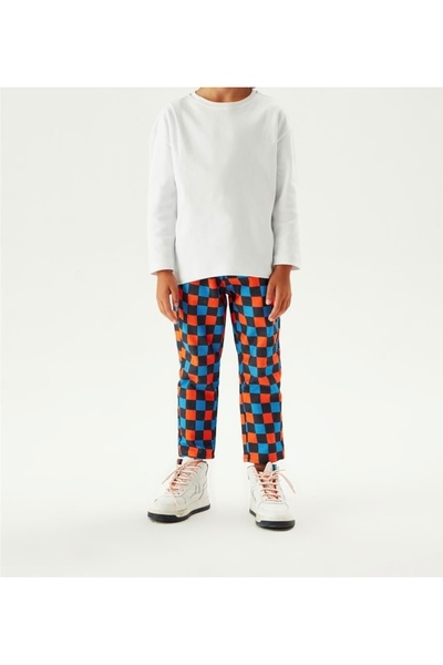 Generic Brand Dama Patterned Boys' Colorful Pants