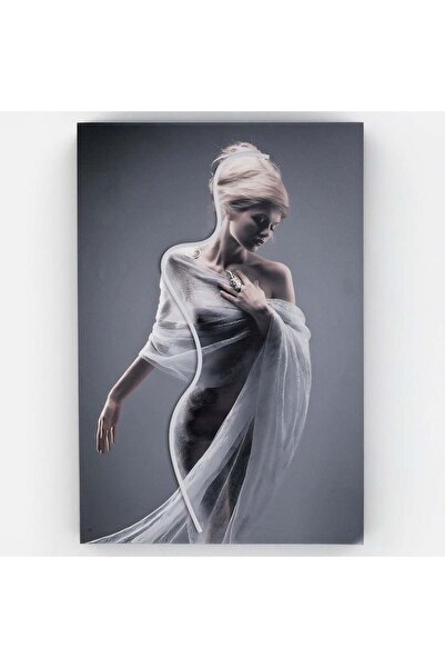 OEM Tablou cu Iluminare Neon Model Femeie 40x60cm