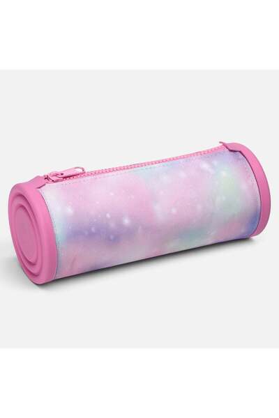 OEM Penar Cilindric Roz Tie Dye 21,5x8x8cm