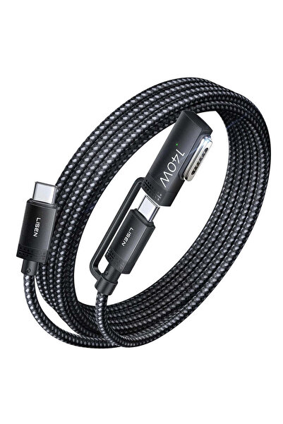 LISEN Καλώδιο Δεδομένων 3 σε 1 (YL0124070021), Type-C σε Type-C, Μαγνητικό, 1...