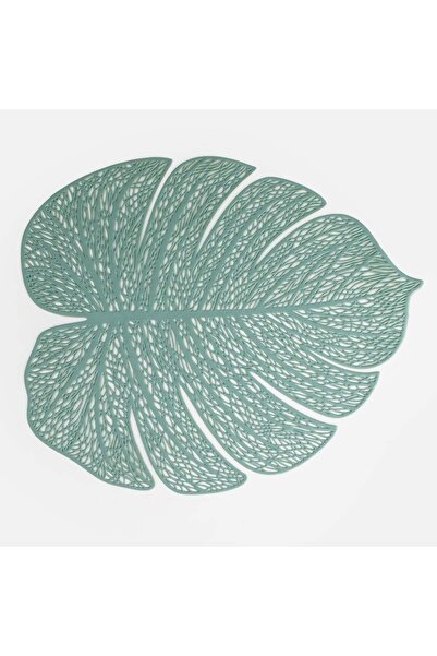 OEM Green Leaf-Shaped Plate Holder 39x31.5cm
