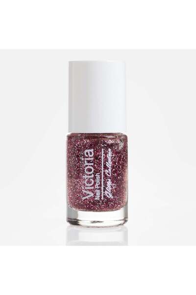 OEM Oja de Unghii Long Lasting Fucsia Argintiu Confetti - 6ml