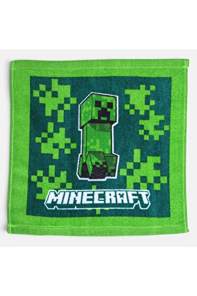 OEM Prosopel din Bumbac Verde Minecraft pentru Baieti 30x30cm