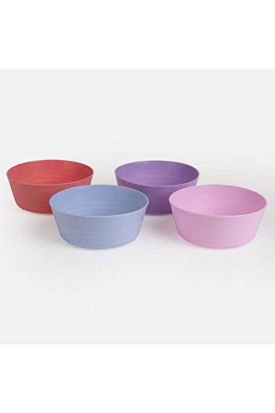 OEM Set of Plastic Bowls Various Colors 350ml - 4pcs