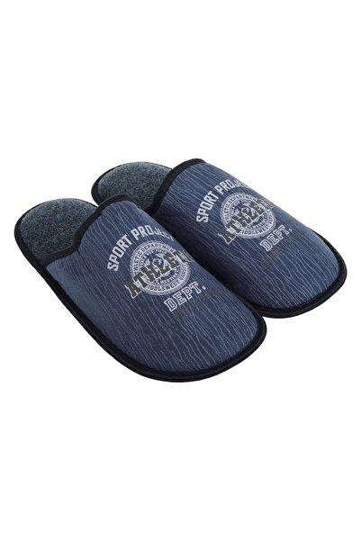 OEM Blue Slipper with Printed "Sport Project" for Men 43-44