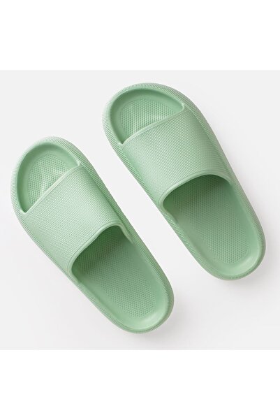 OEM Papuci de Plaja Slides Verde Menta pentru Femei 37-38