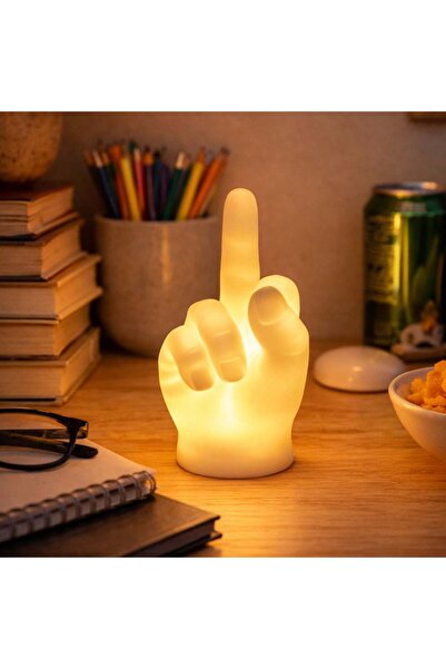 OEM Lampa Decorativa 3D in Forma de Mana cu Design „Middle Finger” 6x5x12,5cm