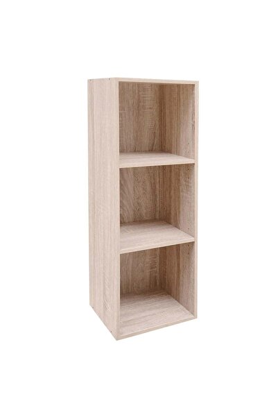OEM Etajera - Biblioteca cu 3 Rafturi 30x23.5x89cm