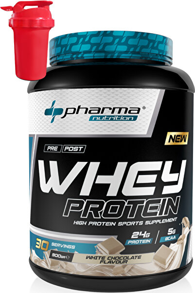 Pharma Nutrition Whey Protein 900 gr 30 Servis Beyaz Çikolata Aromalı 24 gram...