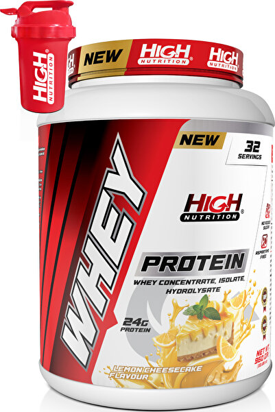 High Nutrition WHEY PROTEİN 960 GR LİMONLU CHEESCAKE A. PROTEİN TOZU 24 GRAM ...
