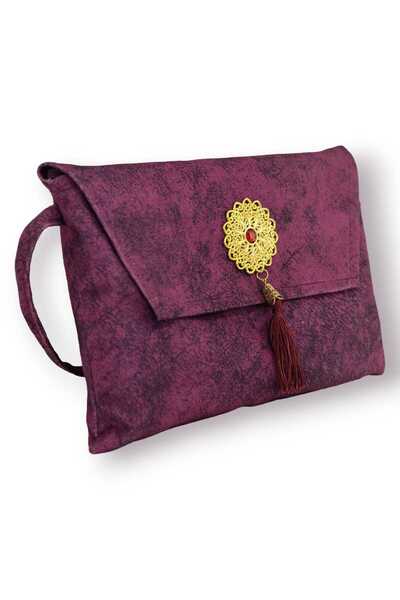 Medrese Kitab Evi Kur’an-ı Kerim Kılıfı Cami Boy 23x34 cm Bordo