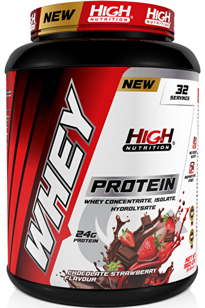 High Nutrition WHEY PROTEİN 960 GR ÇİKOLATA ÇİLEK A. PROTEİN TOZU 24 GRAM PRO...