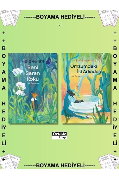Yuzu Kitap Boyamalı - Beni Saran Koku - Omzumdaki İki Arkadaş , Lee Suyeon - ...