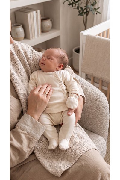 belladuri 100% Cotton Combed Cotton Newborn Hospital Release Baby Set – 7 Pieces