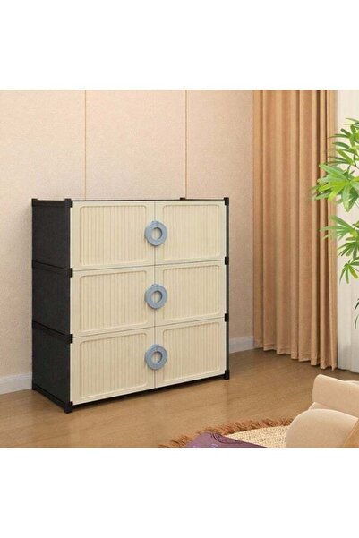 Generic 3-Tier Shoe Organizer & Storage Cabinet, Closed Shoe Rack with Drawer...