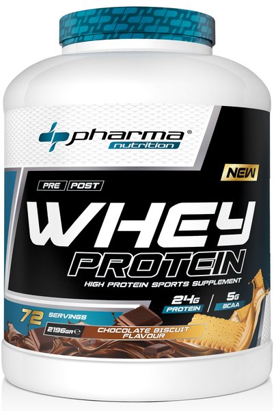 Pharma Nutrition بروتين مصل اللبن 2196 جرام 72 حصة بنكهة بسكويت الشوكولاتة 24...