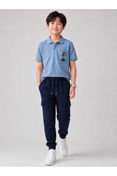 Arya Nisa Kids Boys' 5 / 12 Years Old Adjustable Waist Jogger School Pants