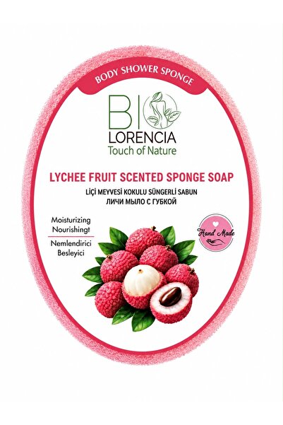 Biolorencia Professional صابون إسفنجي بالليتشي من بيو لورينسيا
