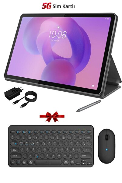 LENOVO 11.5 inç 2K Tablet 8GB RAM 128GB Sim Kartlı 4G LTE Yanında Klavye Kale...